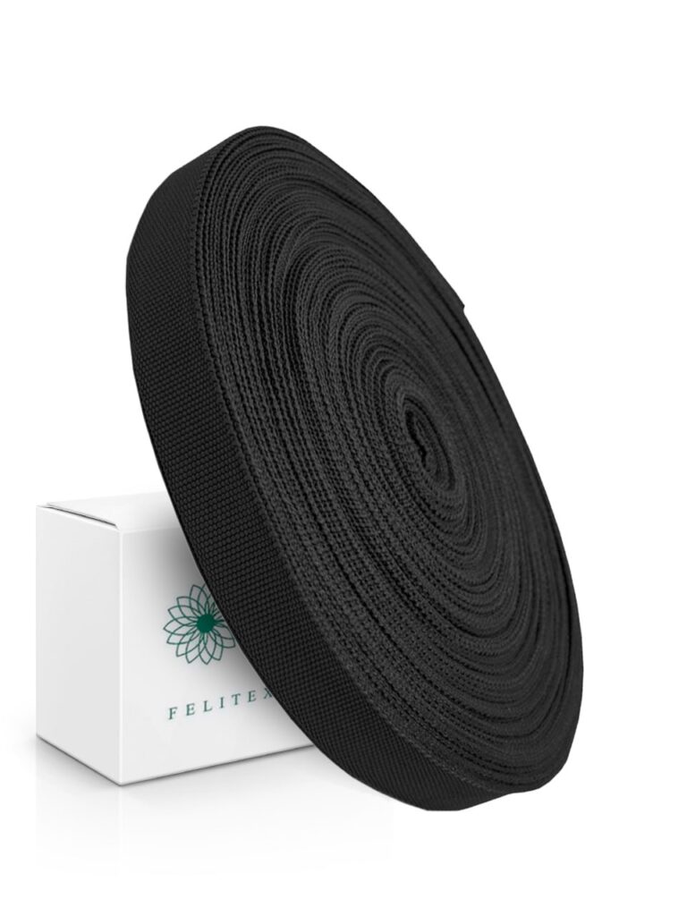 Лента ременная 450D, 22мм черный