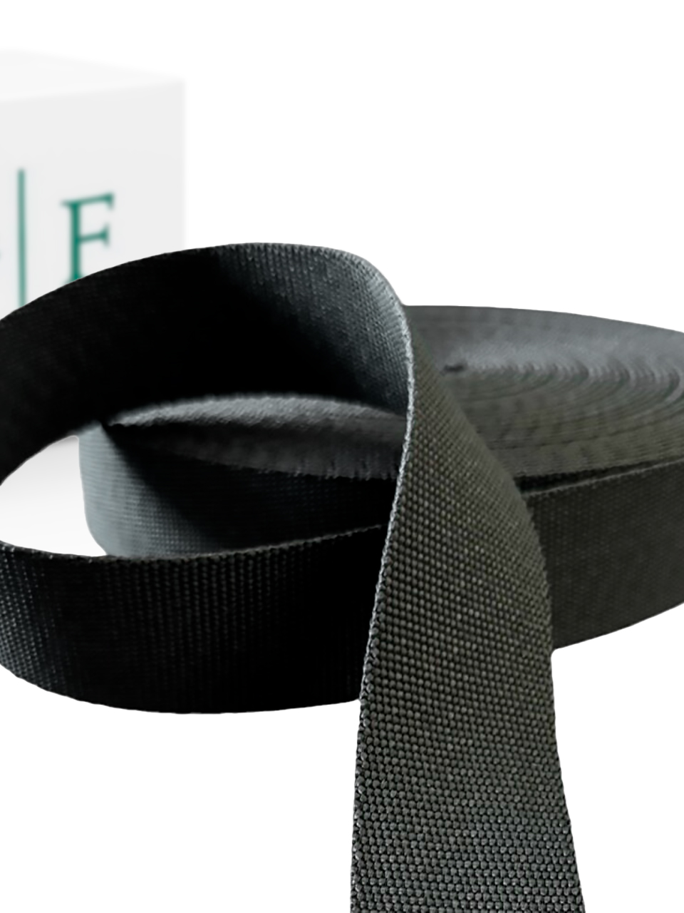 Лента ременная п/п плотная, 20мм черный