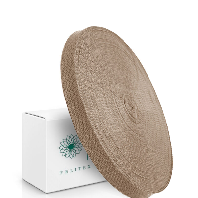 Лента ременная п/п 680D стандарт, 25мм бежевый