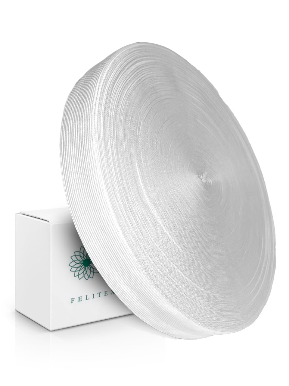 Тесьма окантовочная, белая 32 мм